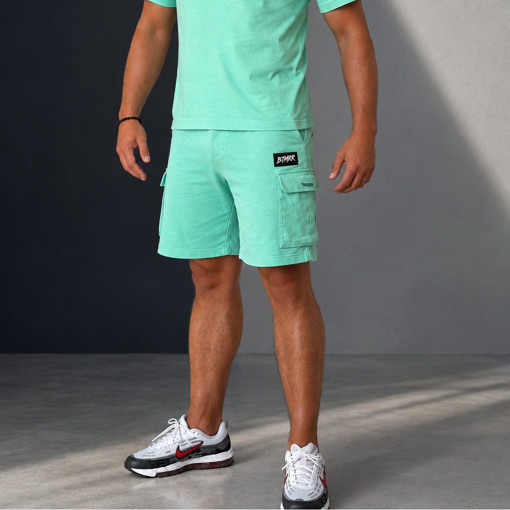 Short cargo (vert eau)