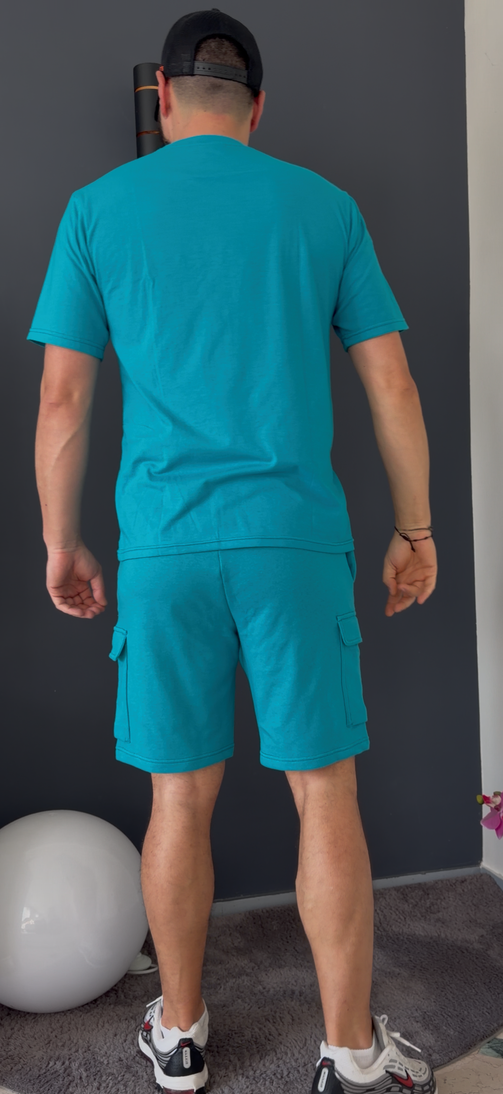 T-shirt manche courte (bleu turquoise)