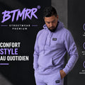 sweat capuche (violet)