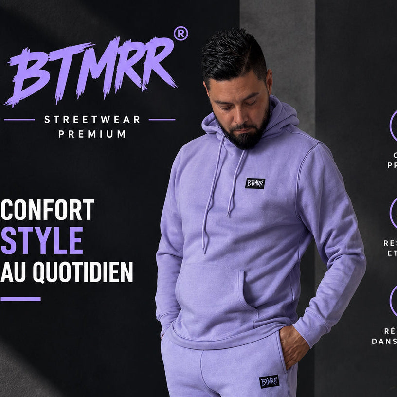 sweat capuche (violet)