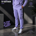 pantalon jogging cargo (violet)