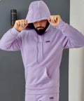sweat capuche (violet)