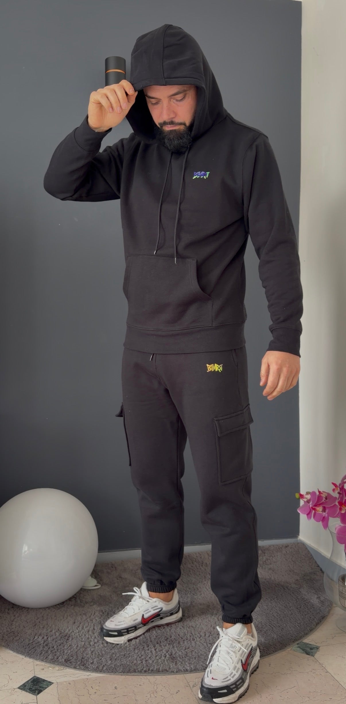 sweat capuche (noir)
