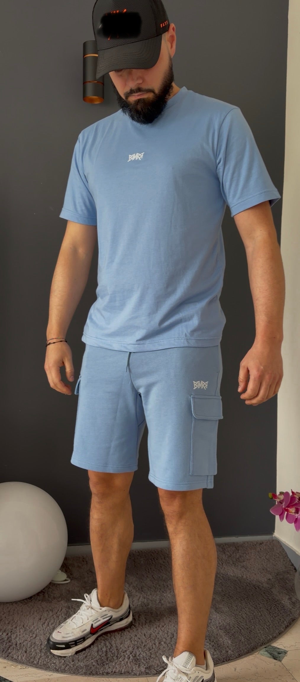 T-shirt manche courte (bleu ciel)