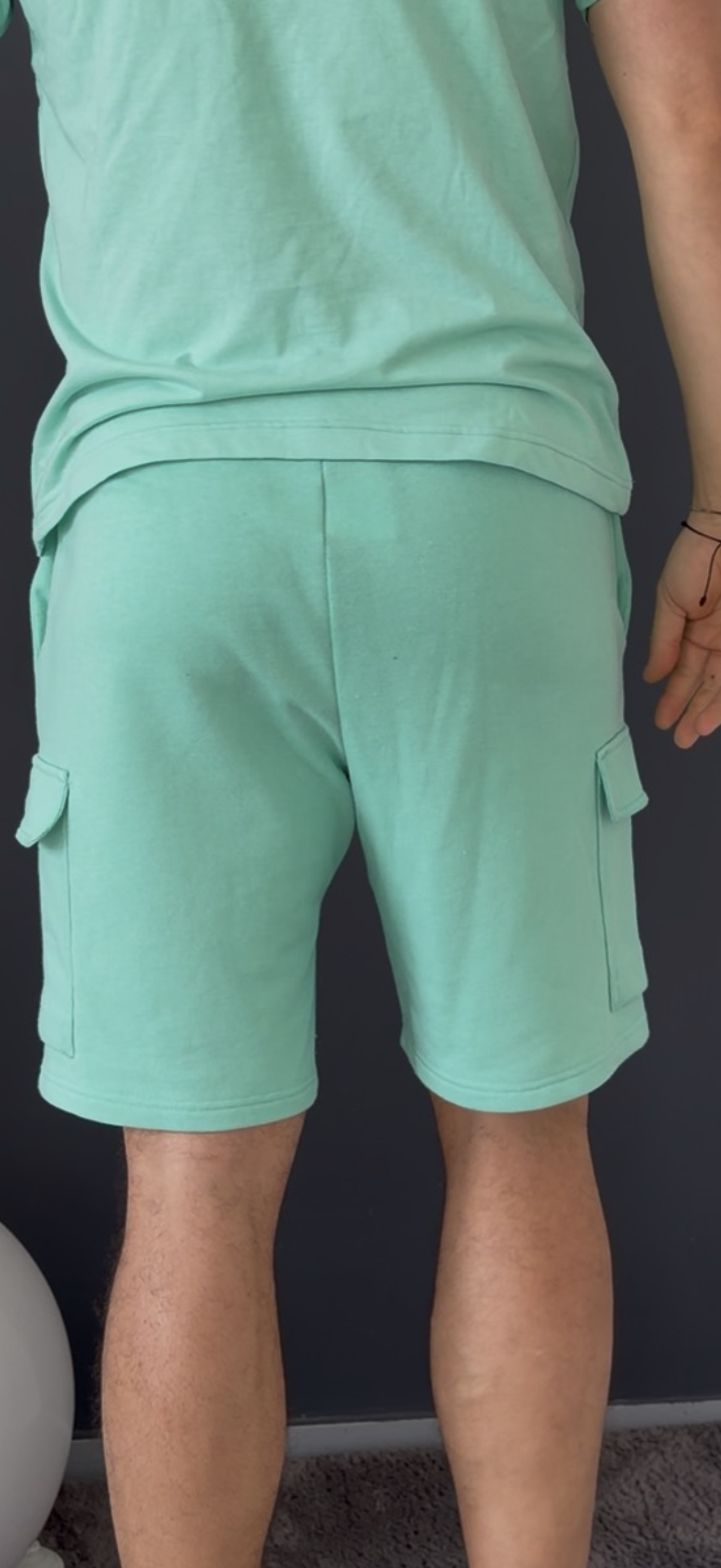 Short cargo (vert eau)